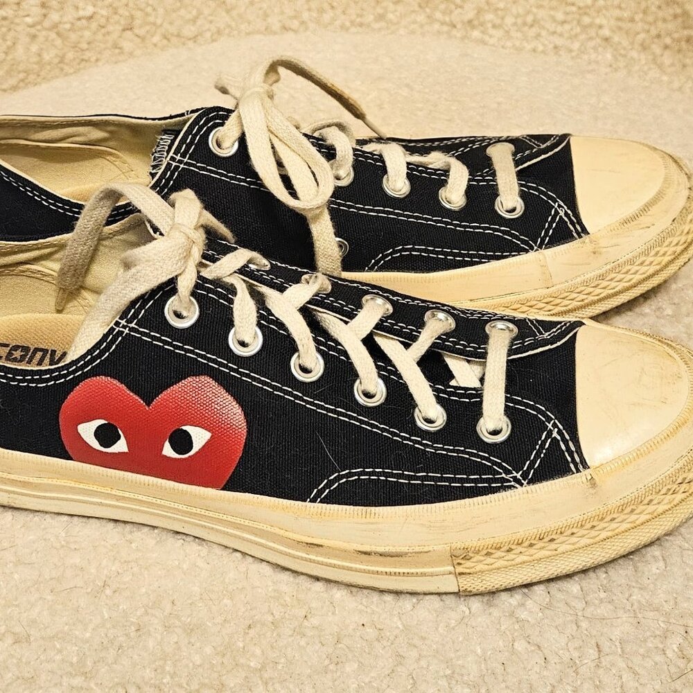 Comme des Garcons Men's x Converse All Star Chuck Taylor '70 Low-Top Sneakers